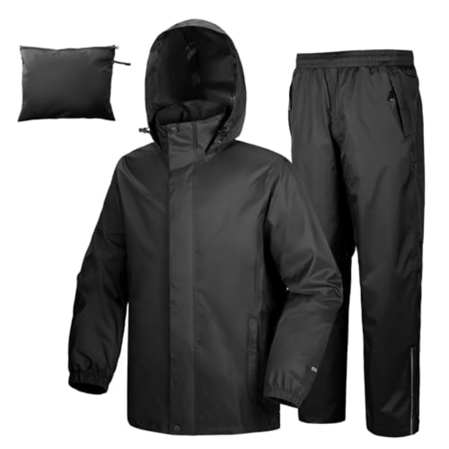 Cycling Gear Pants - 33, 000ft Men's Rain Suit Packable