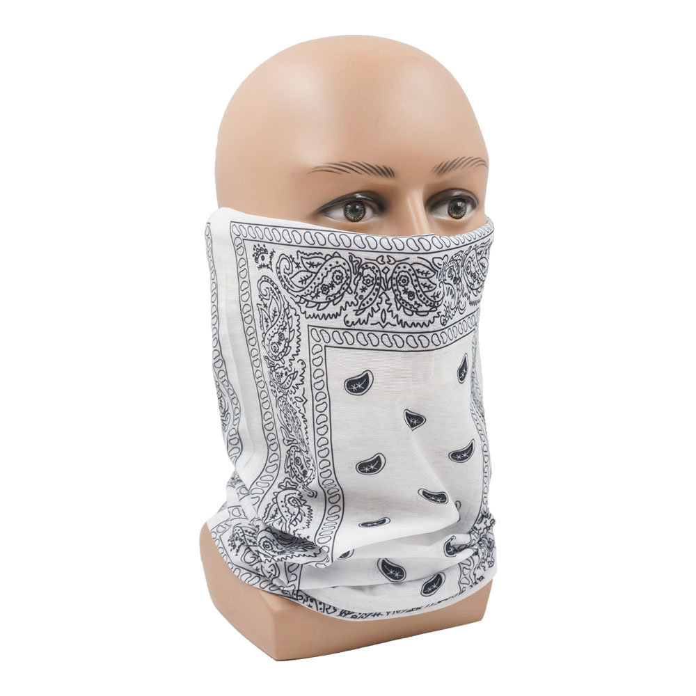 White Paisley Neck Gater Tube  - đánh giá và giá Cycling Gear For Women