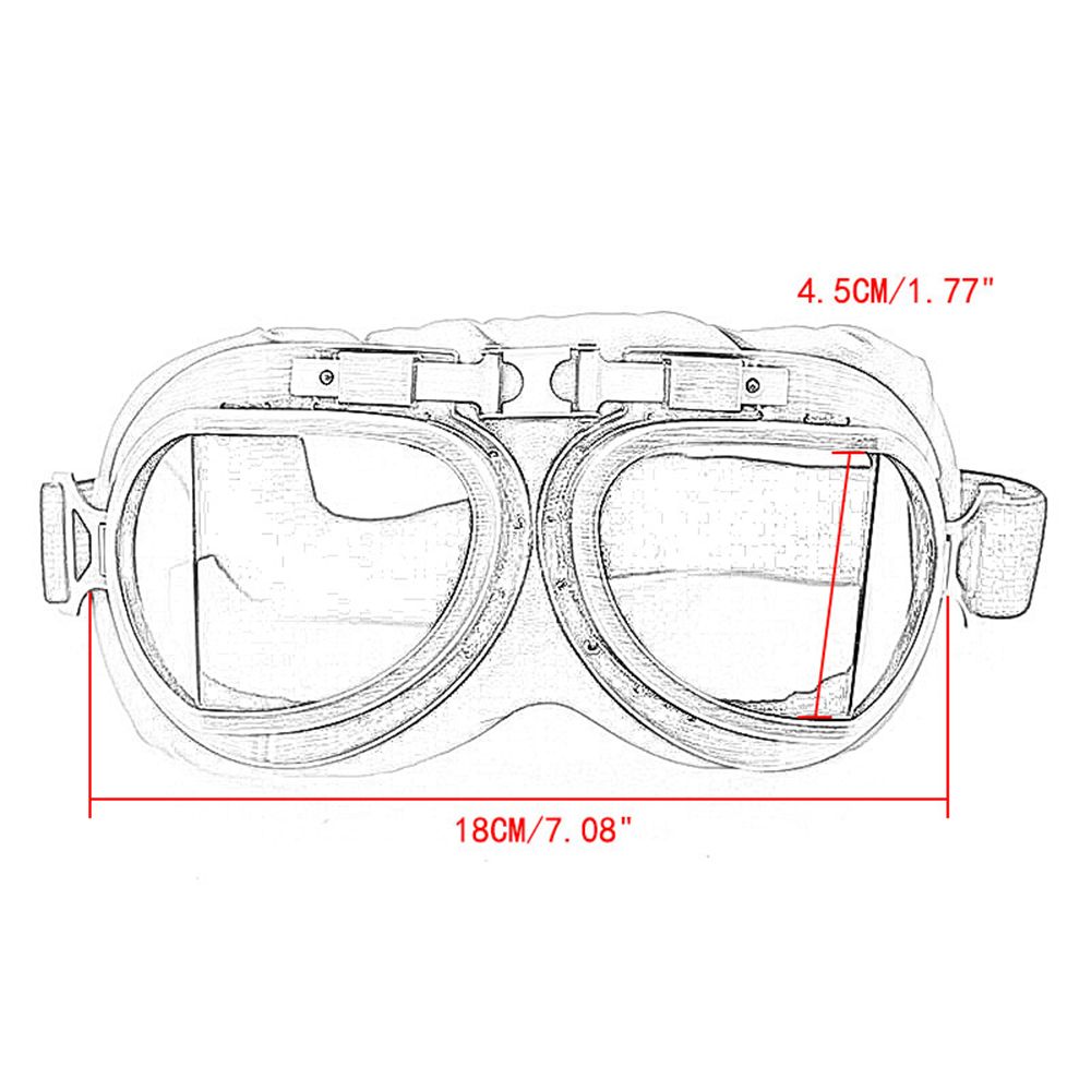 Retro Vintage Pilot Goggles Mo - đánh giá và giá Vintage Cycling Gear
