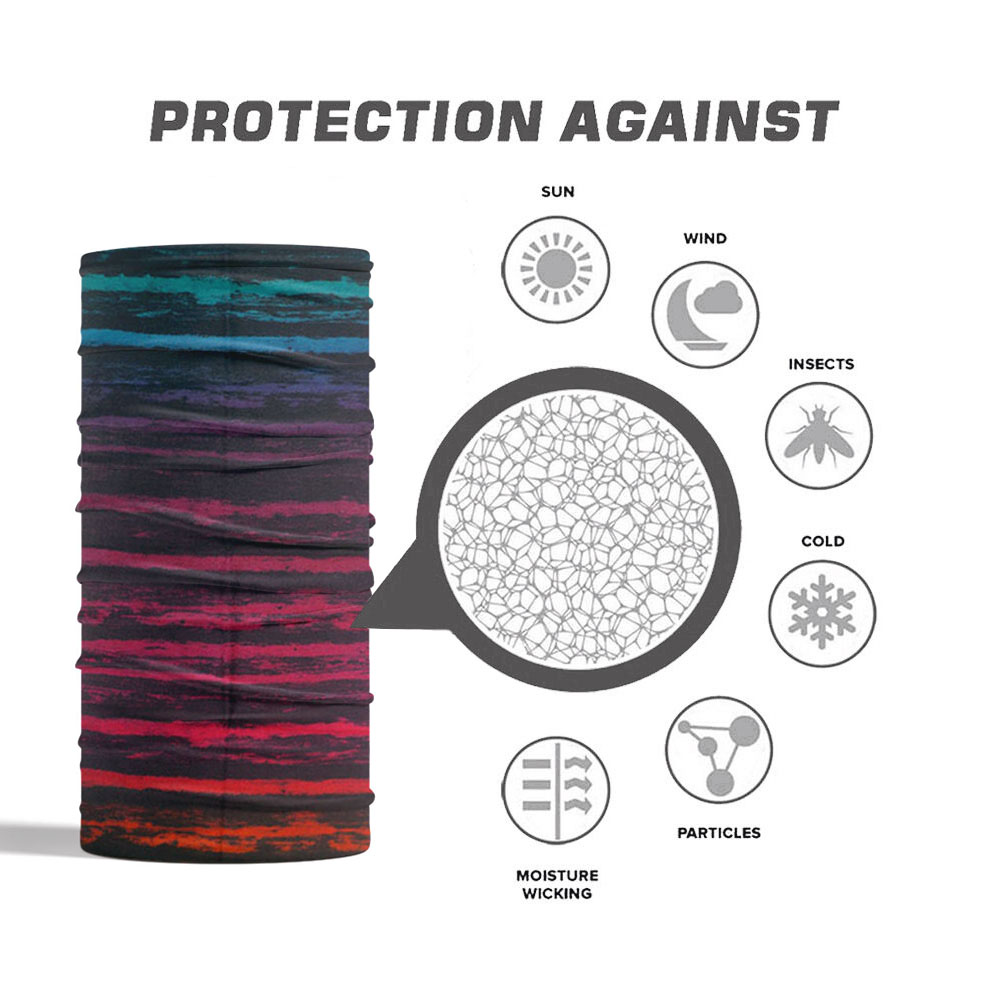 Tie-Dye Stripes Pattern Neckch - đánh giá và giá Cycling Gear For Women