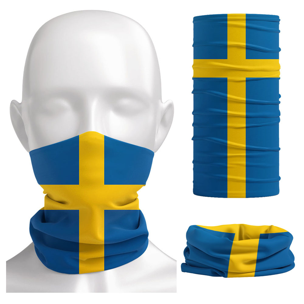 Sweden Flag Printed Bandana He - đánh giá và giá Cycling Gear For Women