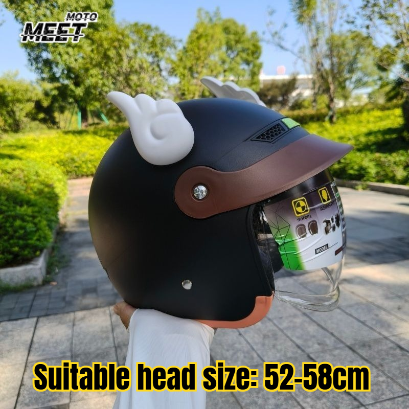 Retro Motorcycle Helmet 3/4 Sh - đánh giá và giá Vintage Cycling Gear