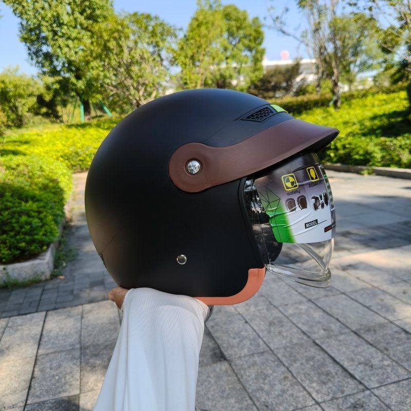 Retro Motorcycle Helmet 3/4 Sh - đánh giá và giá Vintage Cycling Gear
