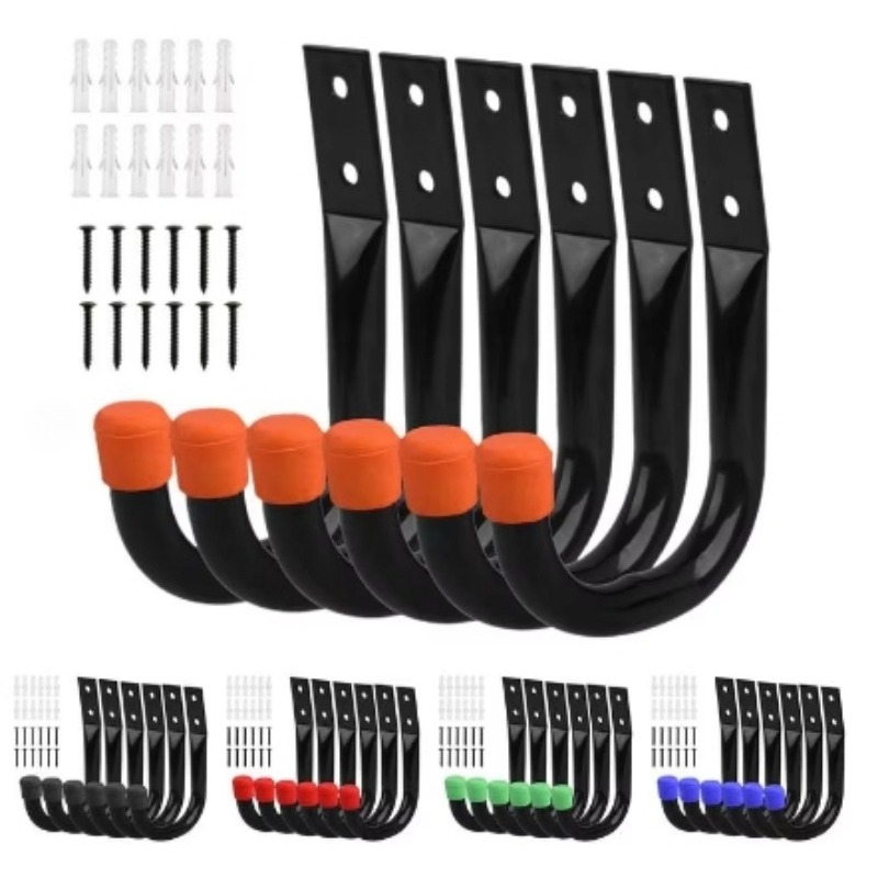 6PCS/Set Bike Wall Mount Hooks - đánh giá và giá Cycling Gear Organiser