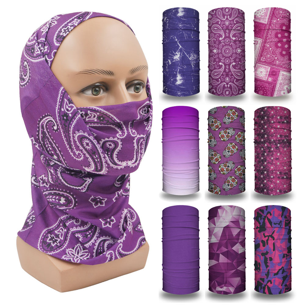 Purple Balaclava Women Running - đánh giá và giá Cycling Gear For Women