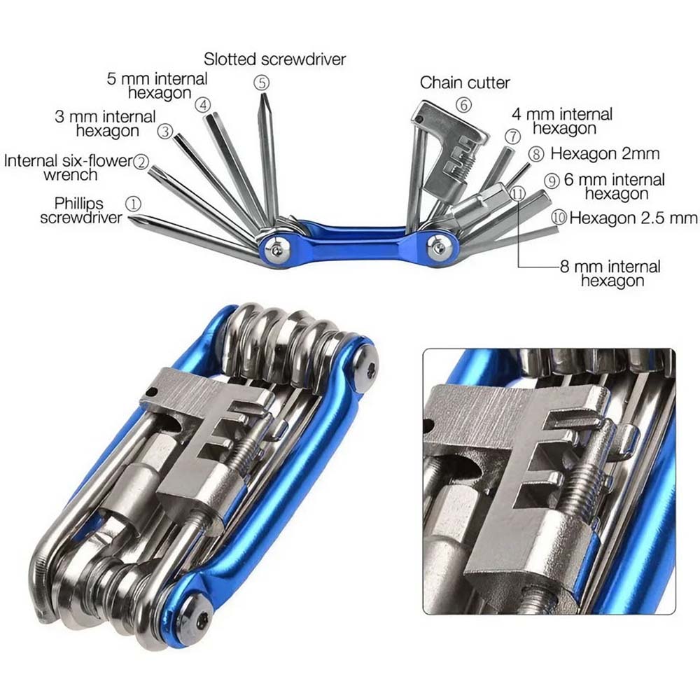11 in 1 Bike Tool Kit Multitoo - đánh giá và giá Cycling Gear Essentials