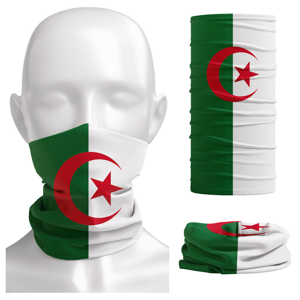 Algeria Flag Printed Bandana H - đánh giá và giá Cycling Gear For Women