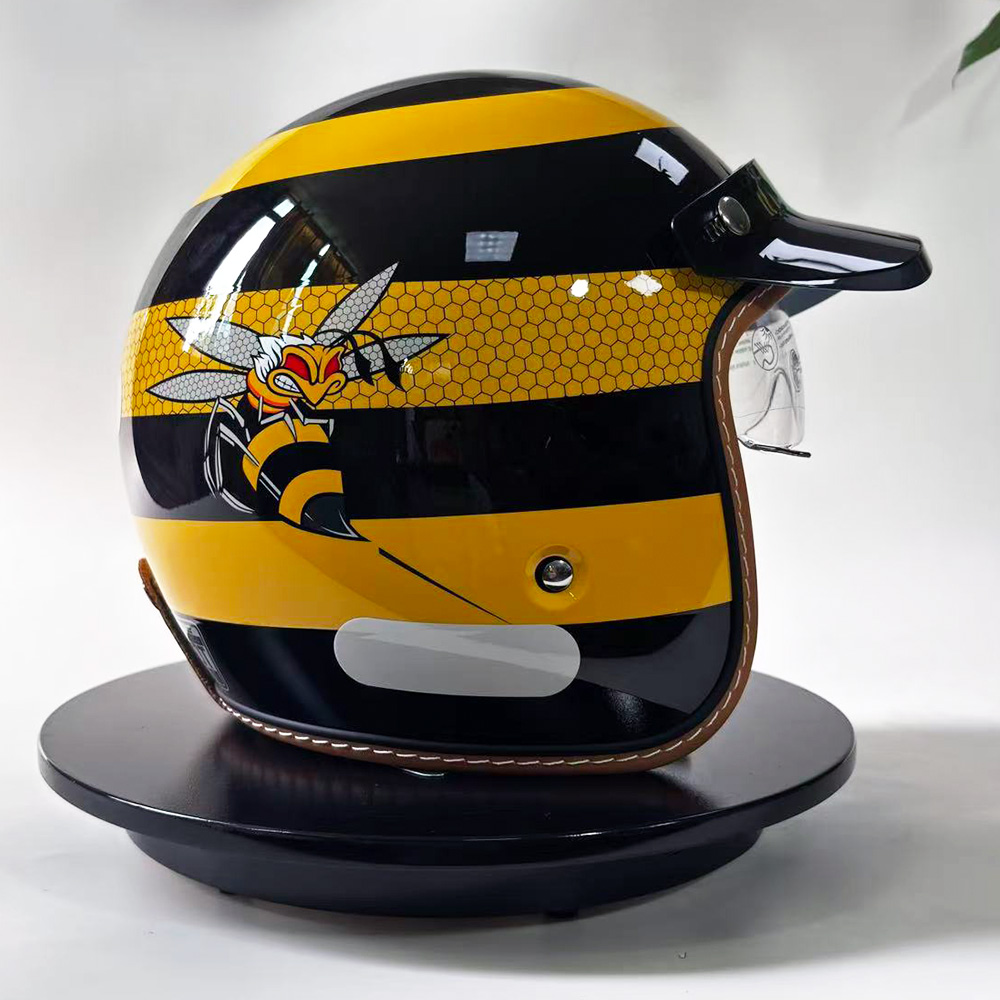 New Retro Motorcycle Helmet Ye - đánh giá và giá Vintage Cycling Gear