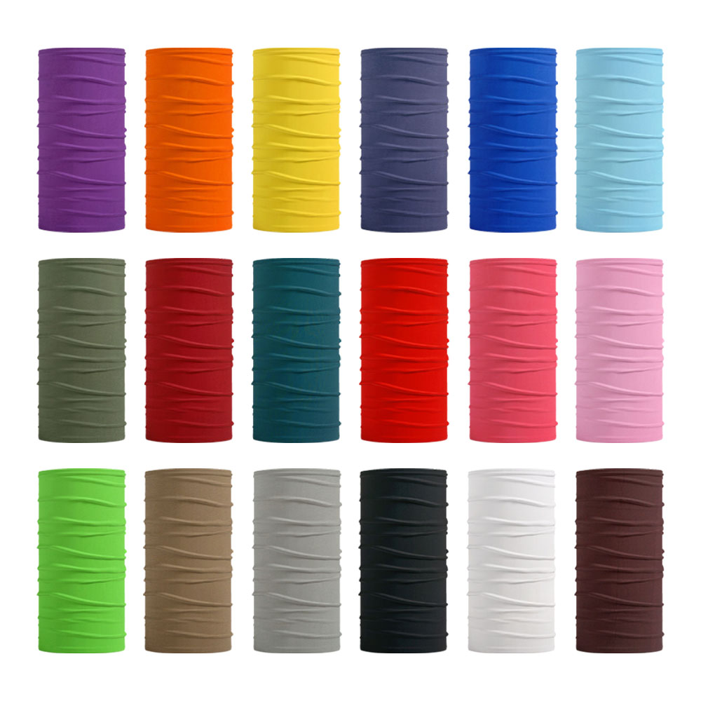 Seamless Solid Color Bandanas  - đánh giá và giá Cycling Gear For Women