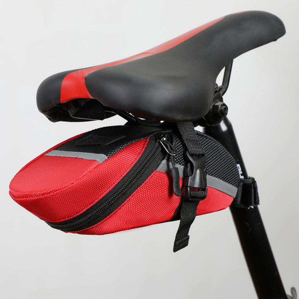Red Waterproof Bike Saddle Tai - đánh giá và giá Cycling Gear Organiser