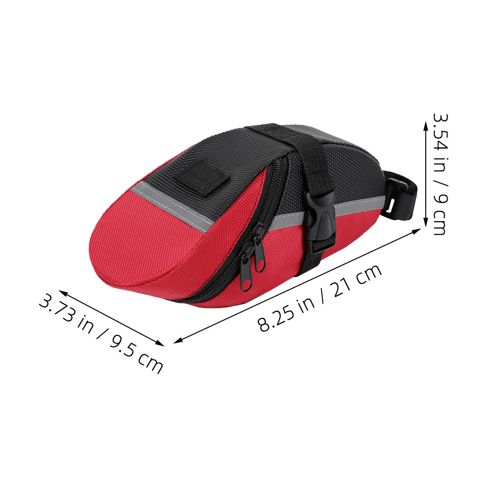 Red Waterproof Bike Saddle Tai - đánh giá và giá Cycling Gear Organiser