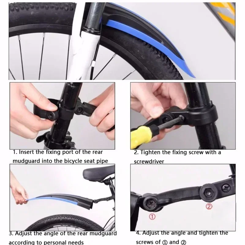 1 Set Bicycle Mudguard Durable - đánh giá và giá Bike Fender Set