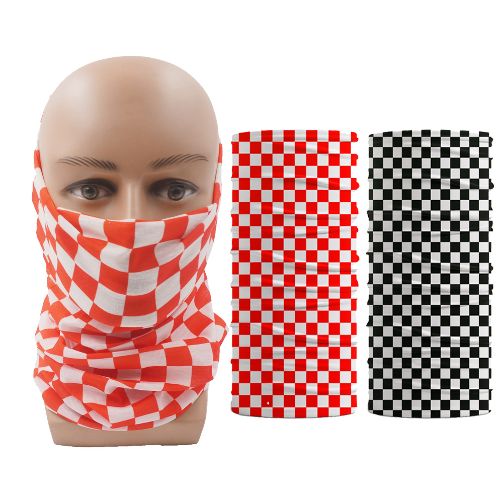Checkerboard Pattern Bandanas  - đánh giá và giá Cycling Gear For Women