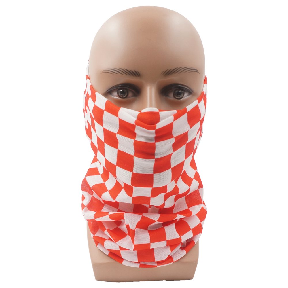 Checkerboard Pattern Bandanas  - đánh giá và giá Cycling Gear For Women